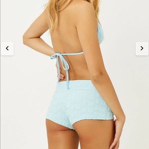 NEW WITH TAGS Blue Terry Frankie’s Bikini Set